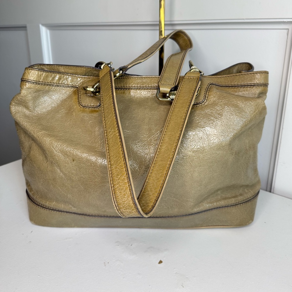 CELINE Vintage Patent Tote Bag Leather - Picture 4 of 9